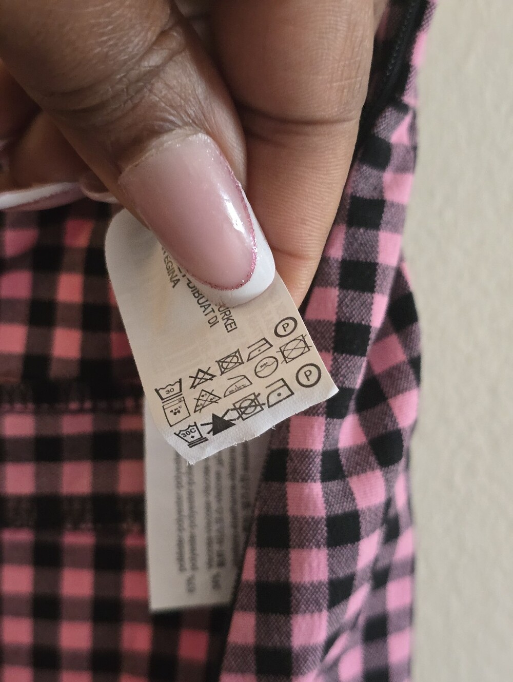 Bershka Gingham Skort Women’s Size US 6 Pink Black Chain Y2K Mini Emo Bratz - Picture 14 of 14